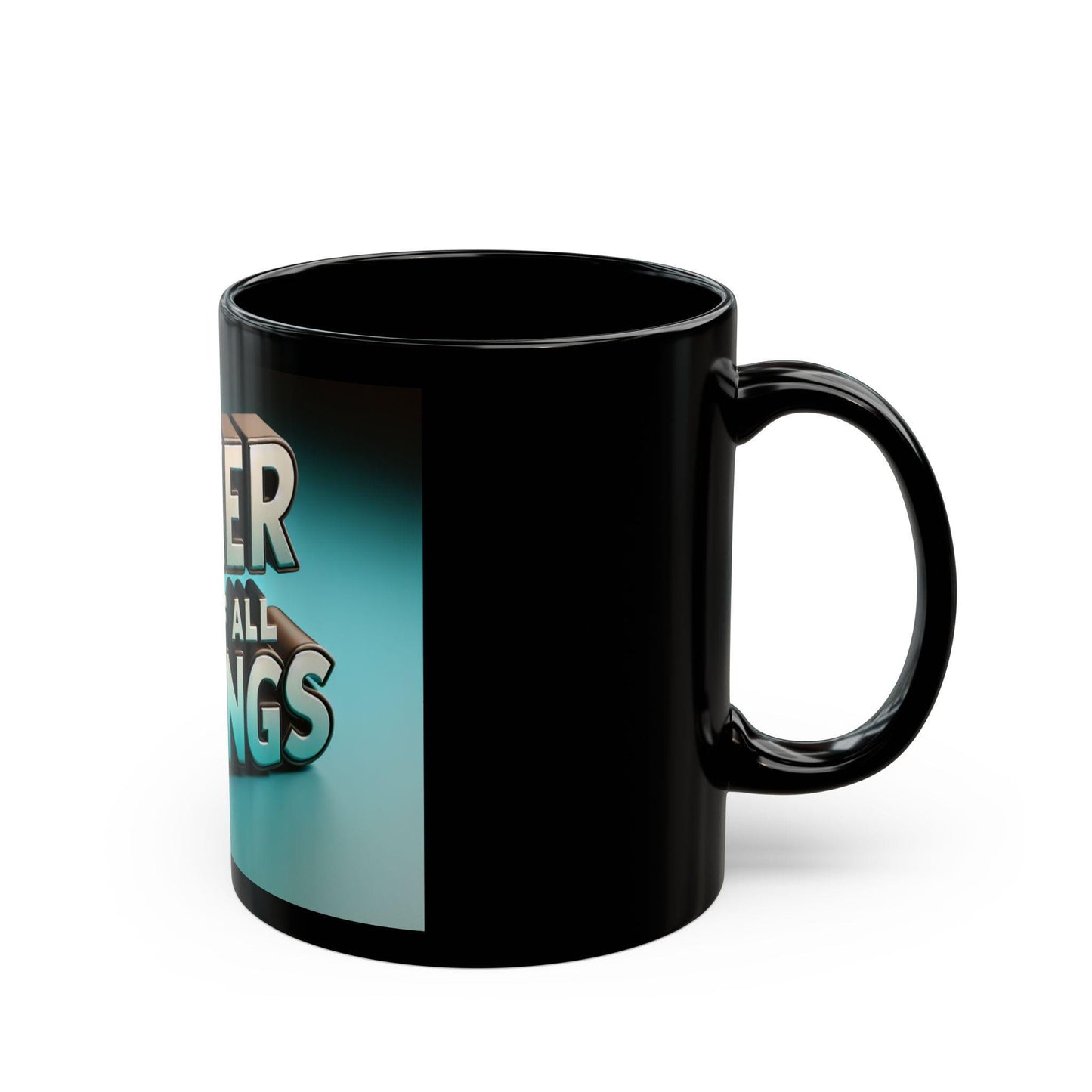 Handyman's Essential: Fixer of All Things Black Coffee Mug - 11oz & 15oz Ceramic Cup - Toddcraft
