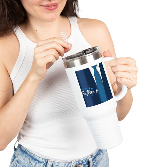 Happy Father's Day Tumbler - Perfect Gift for Dad, Step Dad, or Grandpa - Great Birthday Present for Couples Insulated Travel Tumbler, 40oz - Toddcraft