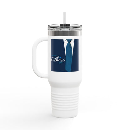 Happy Father's Day Tumbler - Perfect Gift for Dad, Step Dad, or Grandpa - Great Birthday Present for Couples Insulated Travel Tumbler, 40oz - Toddcraft
