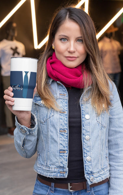 Happy Father's Day Tumbler - Perfect Gift for Dad, Step Dad, or Grandpa - Great Birthday Present for Couples Insulated Travel Tumbler, 40oz - Toddcraft