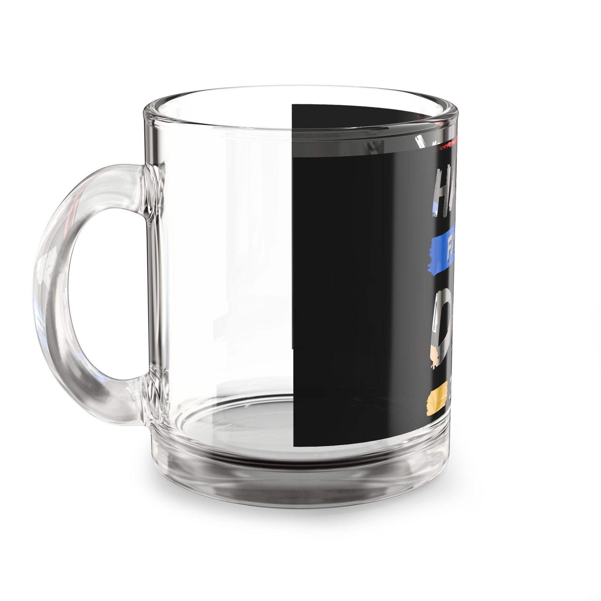 Happy Fathers Day Glass Mug 10oz  Coffee & Tea Gift for Dad from Siblings or Wife, Great Fathers Day Present - Toddcraft