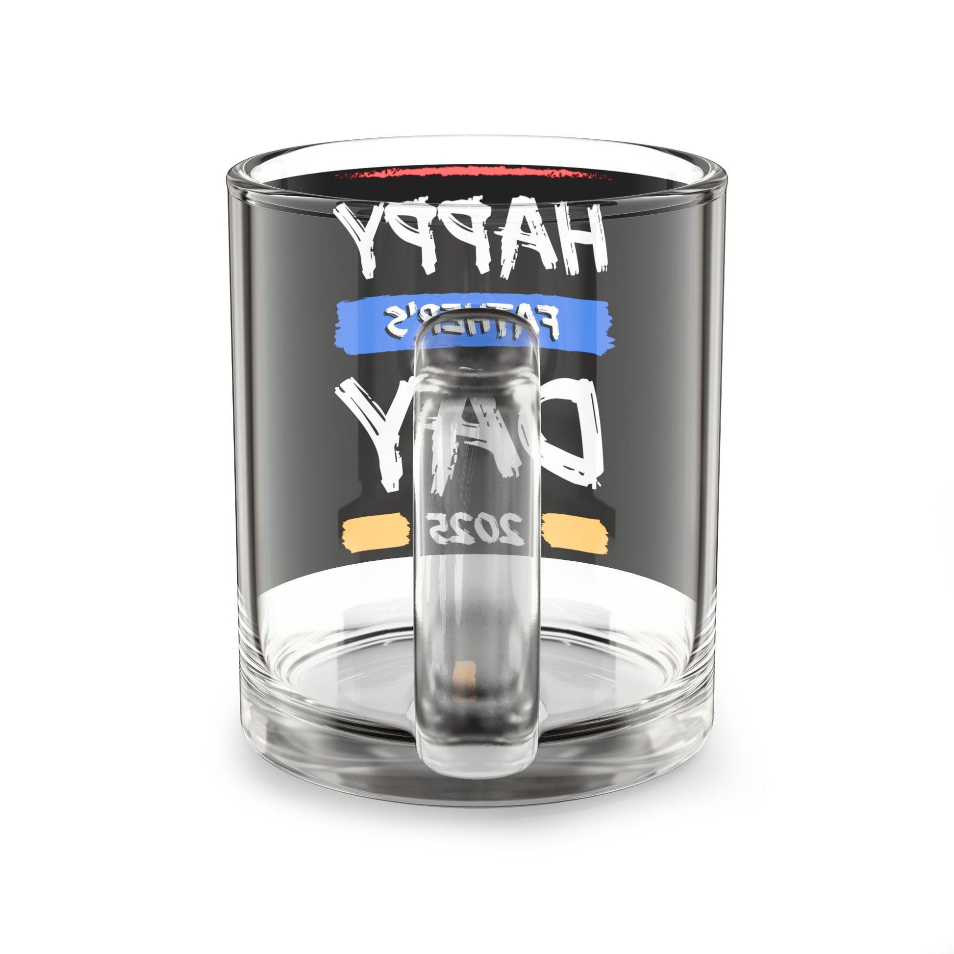 Happy Fathers Day Glass Mug 10oz  Coffee & Tea Gift for Dad from Siblings or Wife, Great Fathers Day Present - Toddcraft