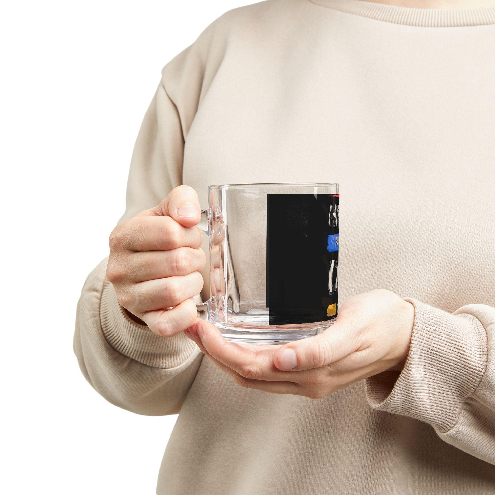 Happy Fathers Day Glass Mug 10oz  Coffee & Tea Gift for Dad from Siblings or Wife, Great Fathers Day Present - Toddcraft