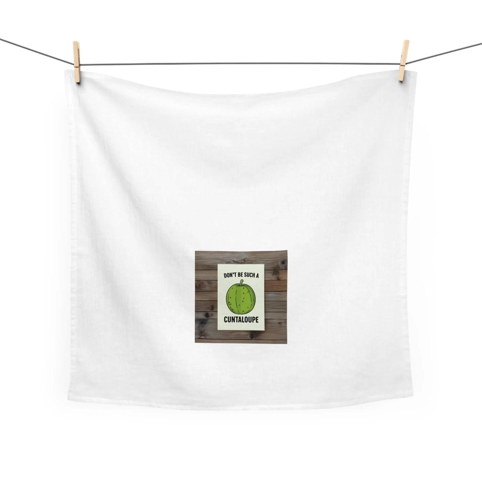 Inappropriate Tea Towel Waffle Kitchen Towels Absorbent Cuntaloupe Design Housewarming Gift Stocking Stuffer - Toddcraft