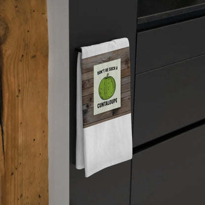 Inappropriate Tea Towel Waffle Kitchen Towels Absorbent Cuntaloupe Design Housewarming Gift Stocking Stuffer - Toddcraft