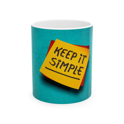 Minimalist White Ceramic Mug: Classic Housewarming Gift for Coffee & Tea Lovers, Friends, Couples - Toddcraft