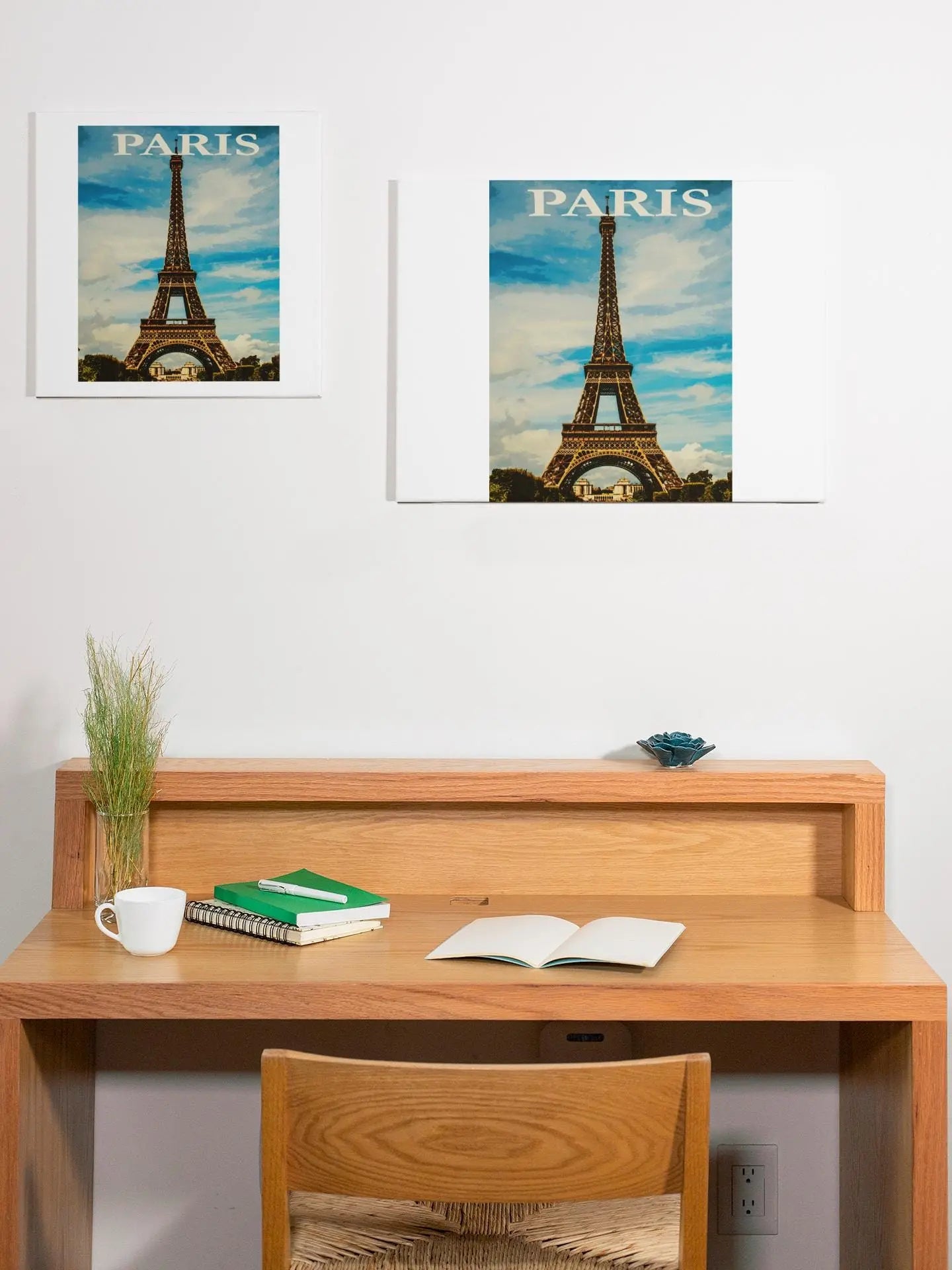 Paris Wall Decals - France Travel Decor for World Travelers, Great Place to Visit, Lightweight & Easy to Apply Wall Stickers - Toddcraft