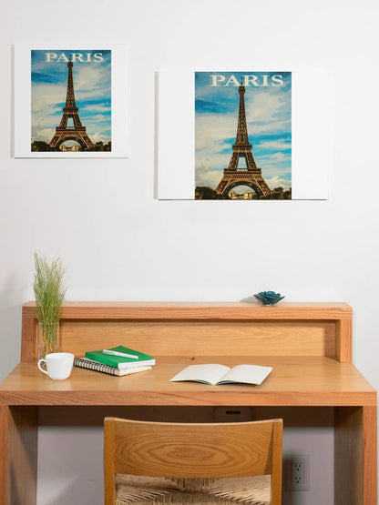 Paris Wall Decals - France Travel Decor for World Travelers, Great Place to Visit, Lightweight & Easy to Apply Wall Stickers - Toddcraft
