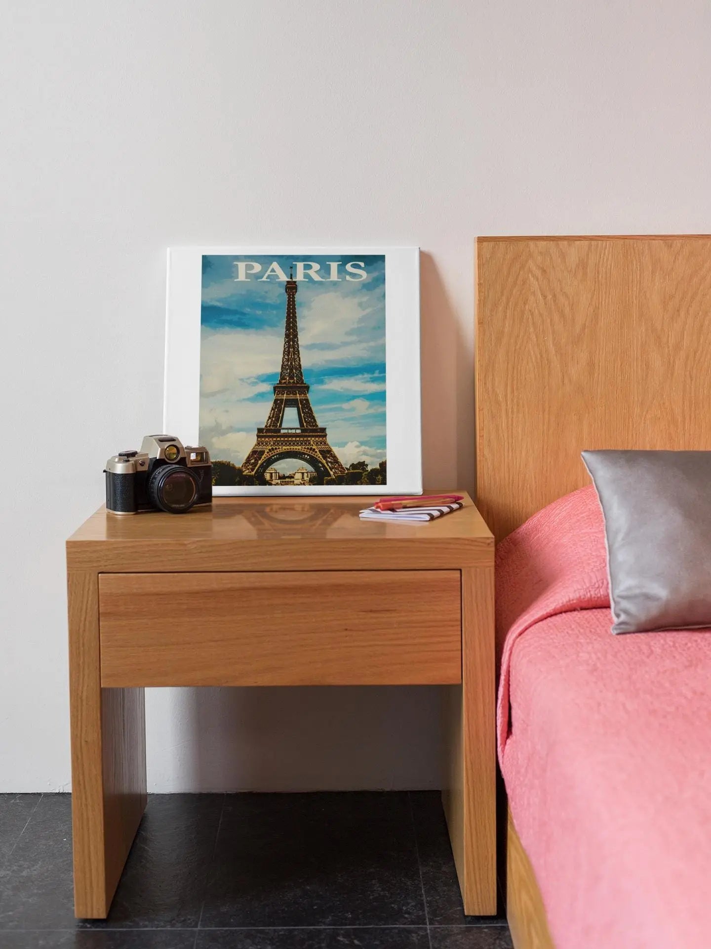 Paris Wall Decals - France Travel Decor for World Travelers, Great Place to Visit, Lightweight & Easy to Apply Wall Stickers - Toddcraft