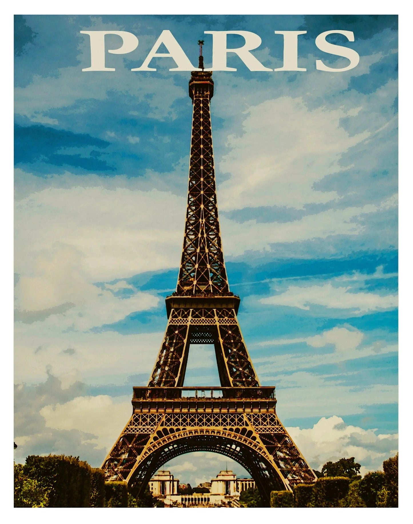 Paris Wall Decals - France Travel Decor for World Travelers, Great Place to Visit, Lightweight & Easy to Apply Wall Stickers - Toddcraft