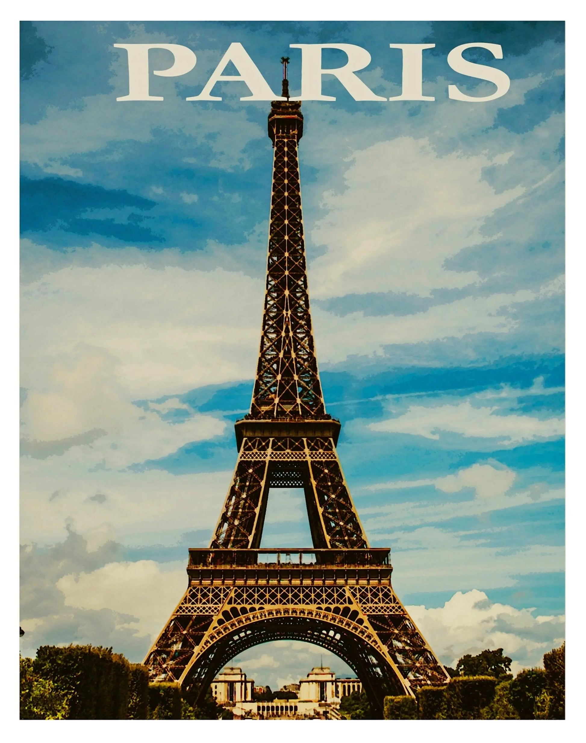 Paris Wall Decals - France Travel Decor for World Travelers, Great Place to Visit, Lightweight & Easy to Apply Wall Stickers - Toddcraft