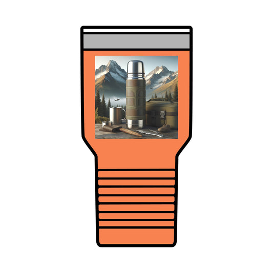 Personalized 30oz Insulated Stainless Steel Outdoor Tumbler - Custom Engraved Polar Camel Travel Mug - Toddcraft