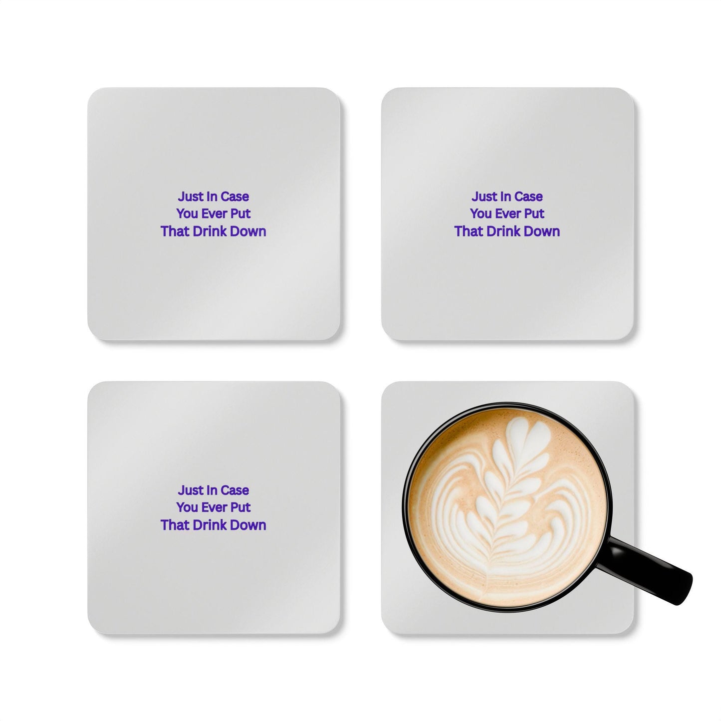Quirky Corkwood Drink Coasters: Funny Protectors for Home Parties & Bar Decor - Toddcraft