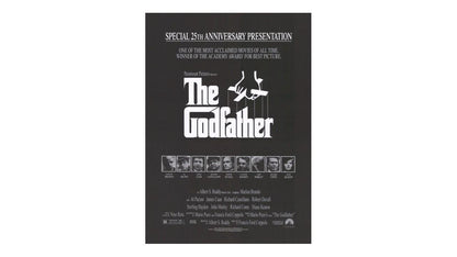 The Godfather 25th Anniversary Movie Poster - Vintage Digital Download Wall Art - Toddcraft
