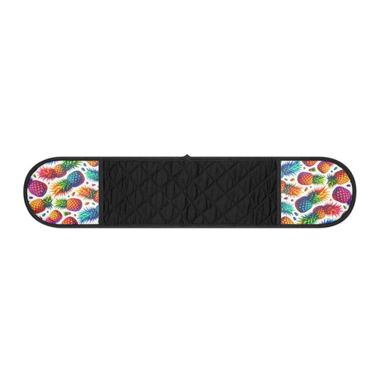 Tropical Pineapple Oven Mitts  Heat Resistant Kitchen Gloves for Baking, Cooking & Grilling  Fun Gift for Home Chefs - Toddcraft