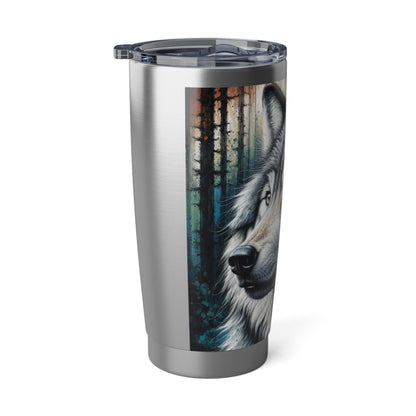 Vagabond Wolf 20oz Insulated Travel Tumbler - Adventure-Ready Stainless Steel Mug for Outdoor Enthusiasts - Toddcraft