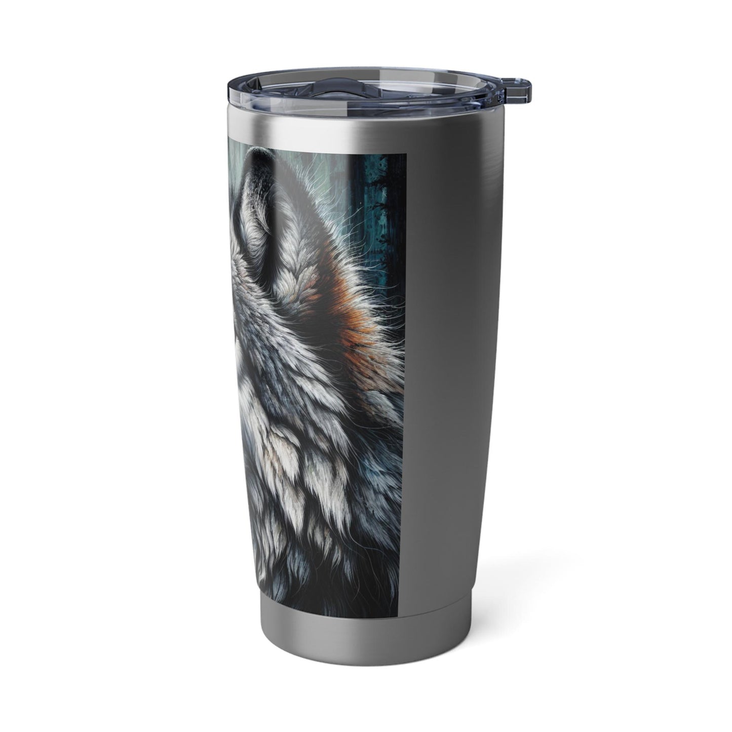 Vagabond Wolf 20oz Insulated Travel Tumbler - Adventure-Ready Stainless Steel Mug for Outdoor Enthusiasts - Toddcraft