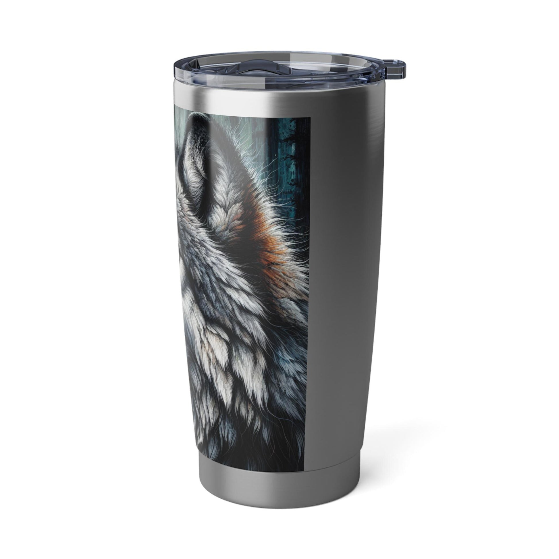 Vagabond Wolf 20oz Insulated Travel Tumbler - Adventure-Ready Stainless Steel Mug for Outdoor Enthusiasts - Toddcraft