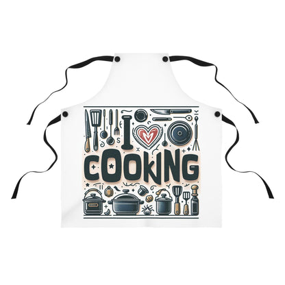 Versatile All-Over Print Apron: Stylish Kitchen Accessory for Cooking, Baking, and Crafting - Toddcraft