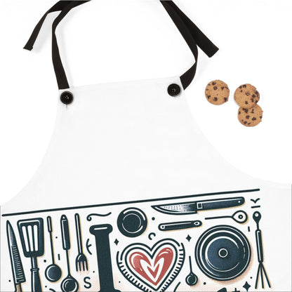 Versatile All-Over Print Apron: Stylish Kitchen Accessory for Cooking, Baking, and Crafting - Toddcraft