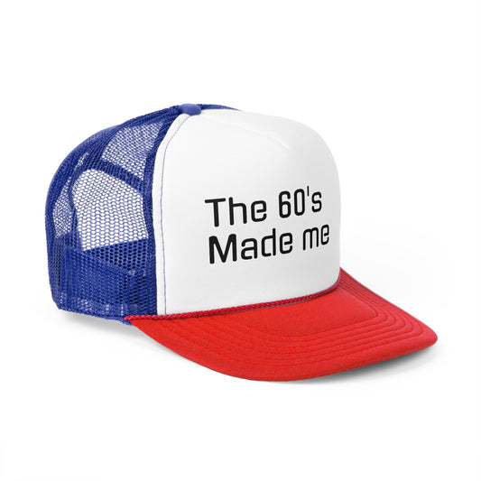 Vintage 60's Trucker Cap for Men - Foam Baseball Hat in 3 Colors - Funny Grandpa Gift Retro Style - Toddcraft
