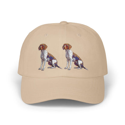 German Shorthaired Pointer Dad Cap - Nature & Pet Lover Gift, Bird Hunter Hat with Double Dog Graphic, Classic Outdoor Hunting Dad Hat - Toddcraft