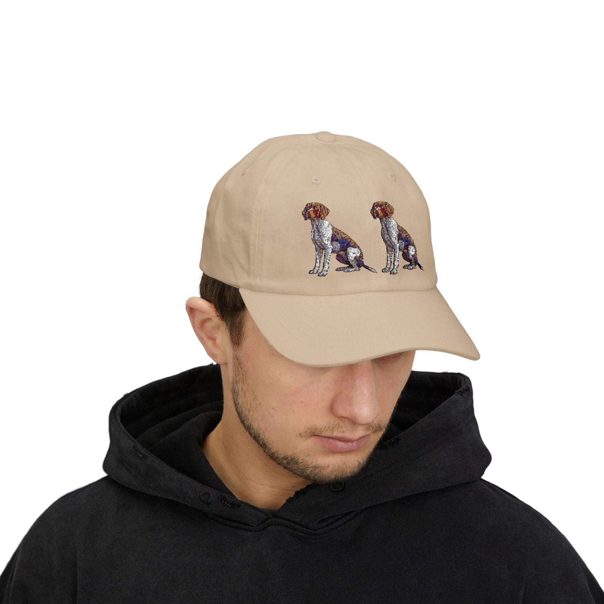 German Shorthaired Pointer Dad Cap - Nature & Pet Lover Gift, Bird Hunter Hat with Double Dog Graphic, Classic Outdoor Hunting Dad Hat - Toddcraft