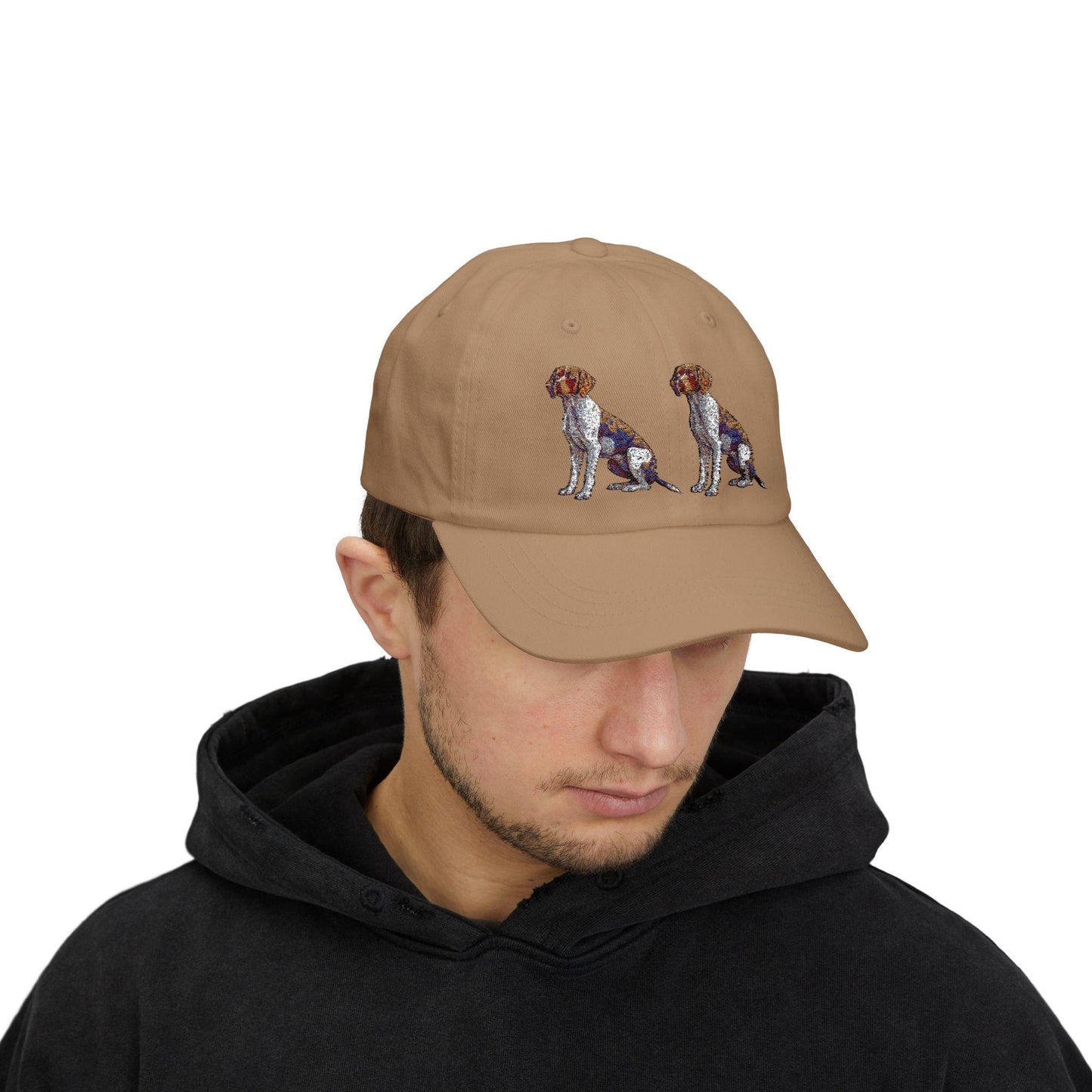 German Shorthaired Pointer Dad Cap - Nature & Pet Lover Gift, Bird Hunter Hat with Double Dog Graphic, Classic Outdoor Hunting Dad Hat - Toddcraft
