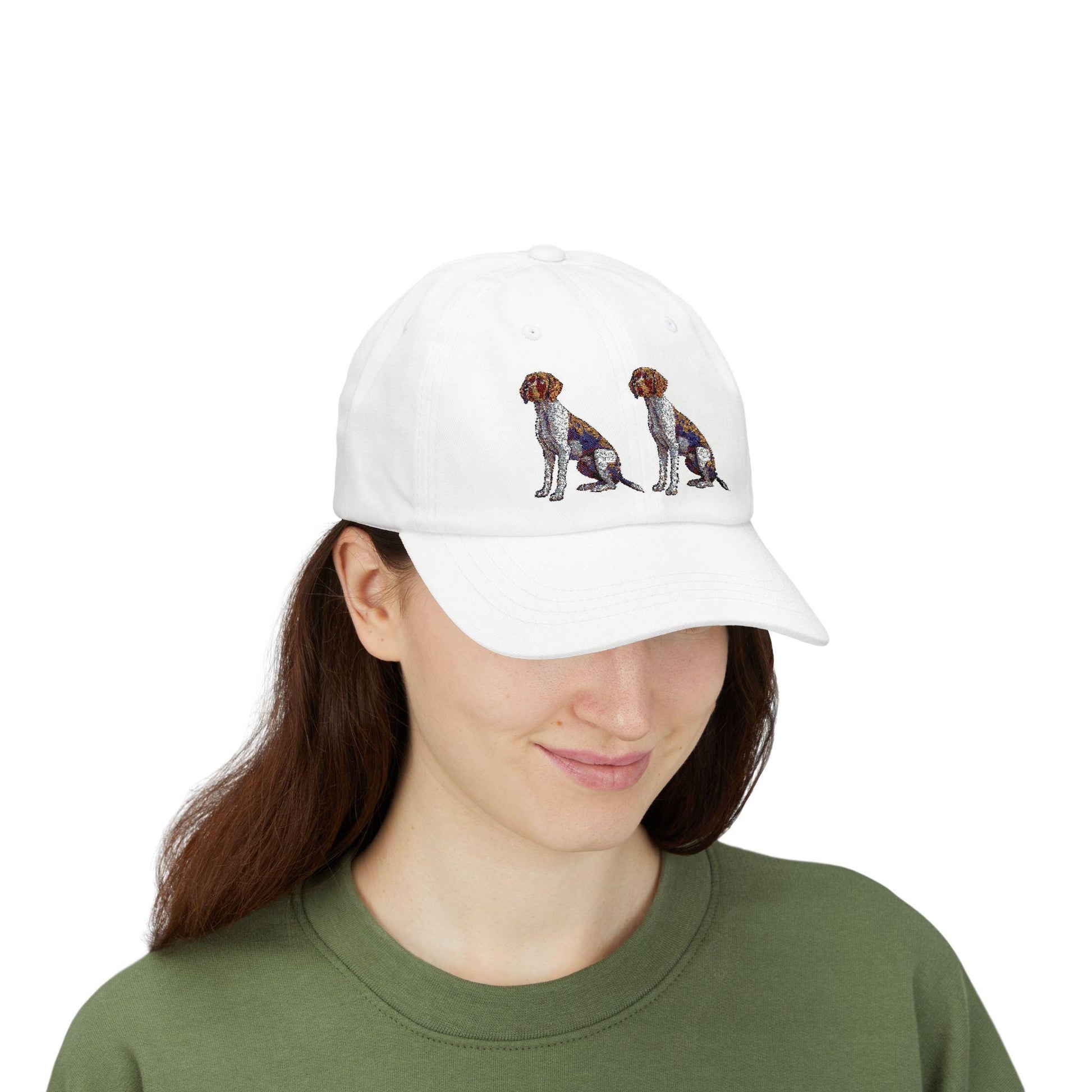 German Shorthaired Pointer Dad Cap - Nature & Pet Lover Gift, Bird Hunter Hat with Double Dog Graphic, Classic Outdoor Hunting Dad Hat - Toddcraft