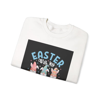 Easter Gnomies Crewneck Sweatshirt: Festive Spring Fashion for Holiday Celebrations - Toddcraft