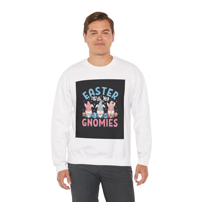 Easter Gnomies Crewneck Sweatshirt: Festive Spring Fashion for Holiday Celebrations - Toddcraft