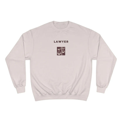 Lawyer Sweatshirt Champion  Justice Scale Crewneck for Attorneys, Law Students, Legal Gifts & Lawyer Apparel - Toddcraft