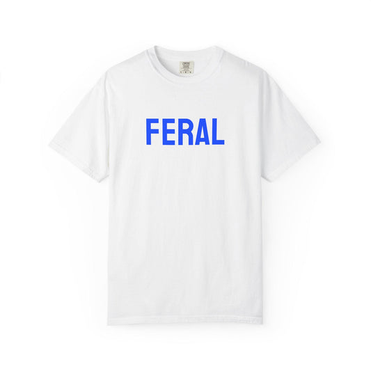 Vintage-Inspired Feral Tee Unisex Garment-Dyed Soft Cotton Shirt  Comfortable Casual Wear for Everyday Style - Toddcraft