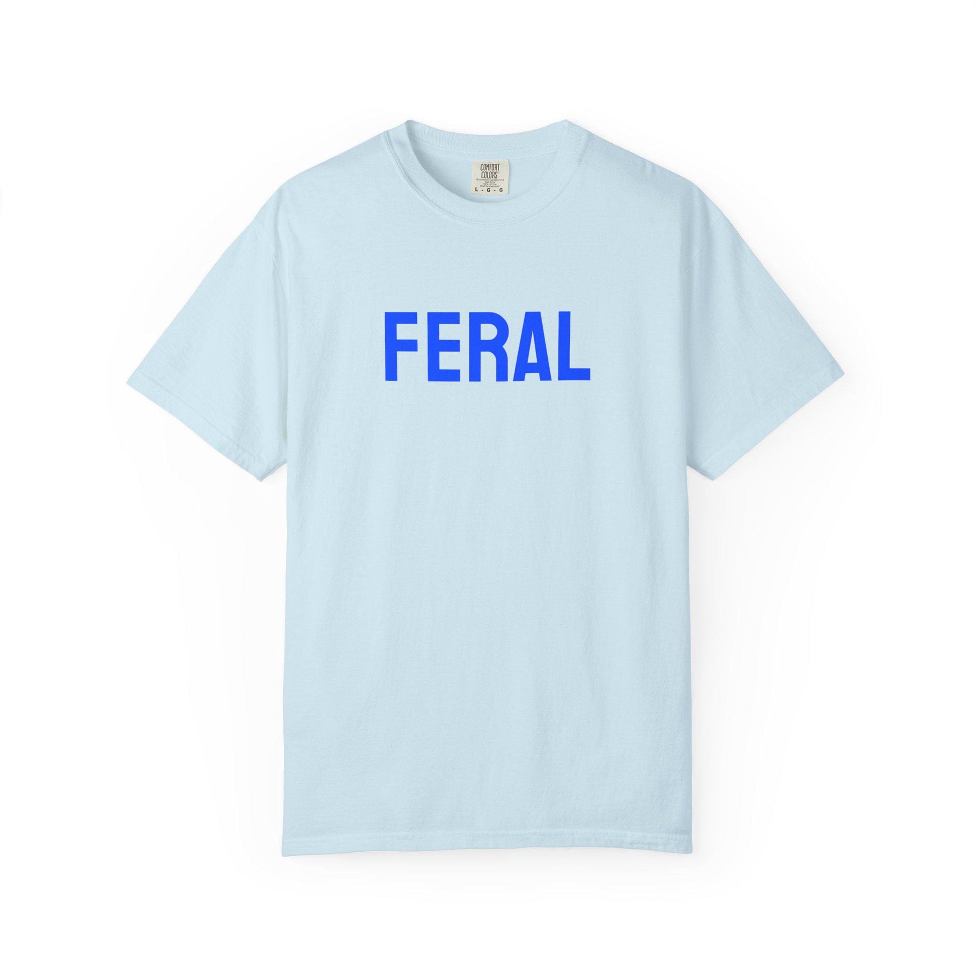 Vintage-Inspired Feral Tee Unisex Garment-Dyed Soft Cotton Shirt  Comfortable Casual Wear for Everyday Style - Toddcraft