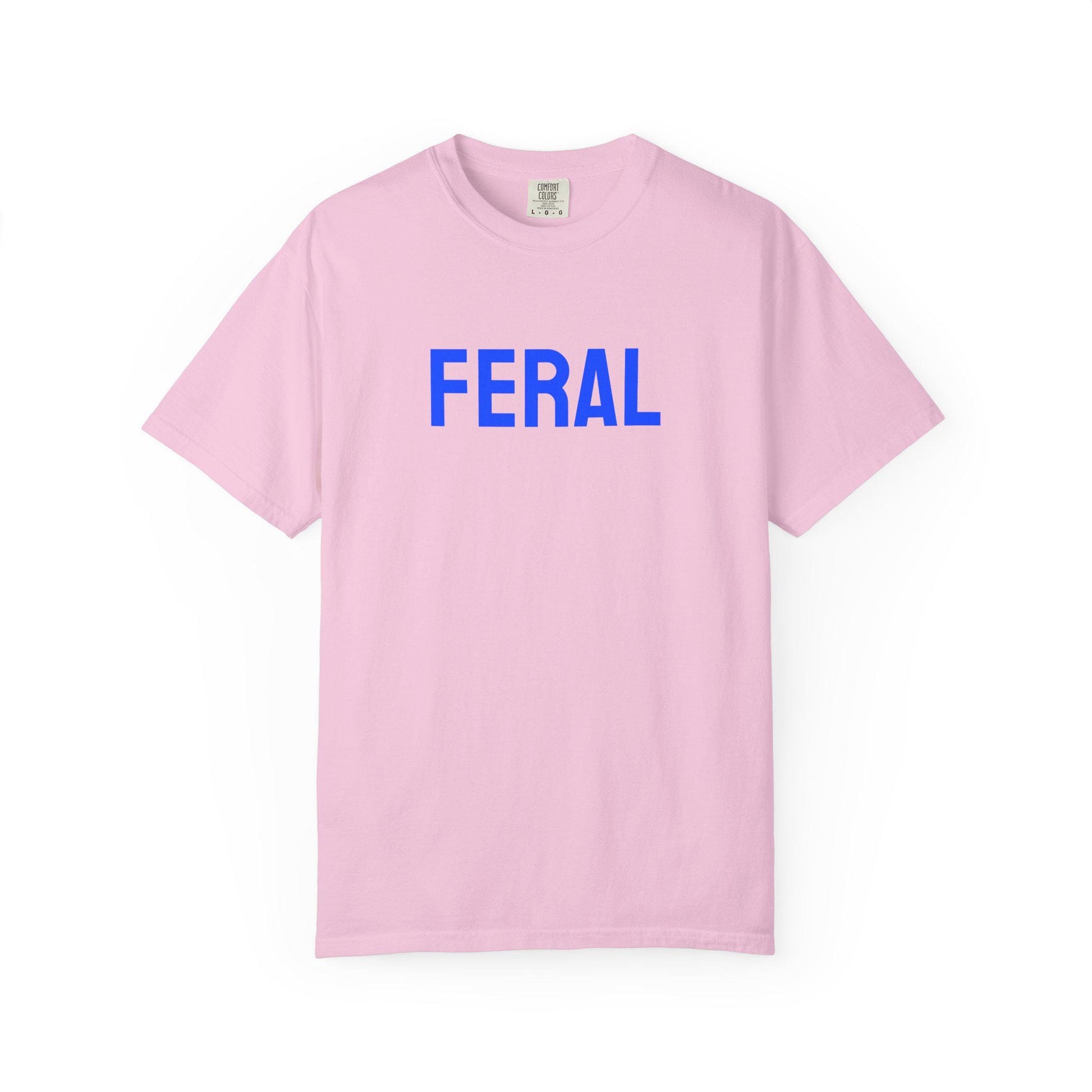 Vintage-Inspired Feral Tee Unisex Garment-Dyed Soft Cotton Shirt  Comfortable Casual Wear for Everyday Style - Toddcraft