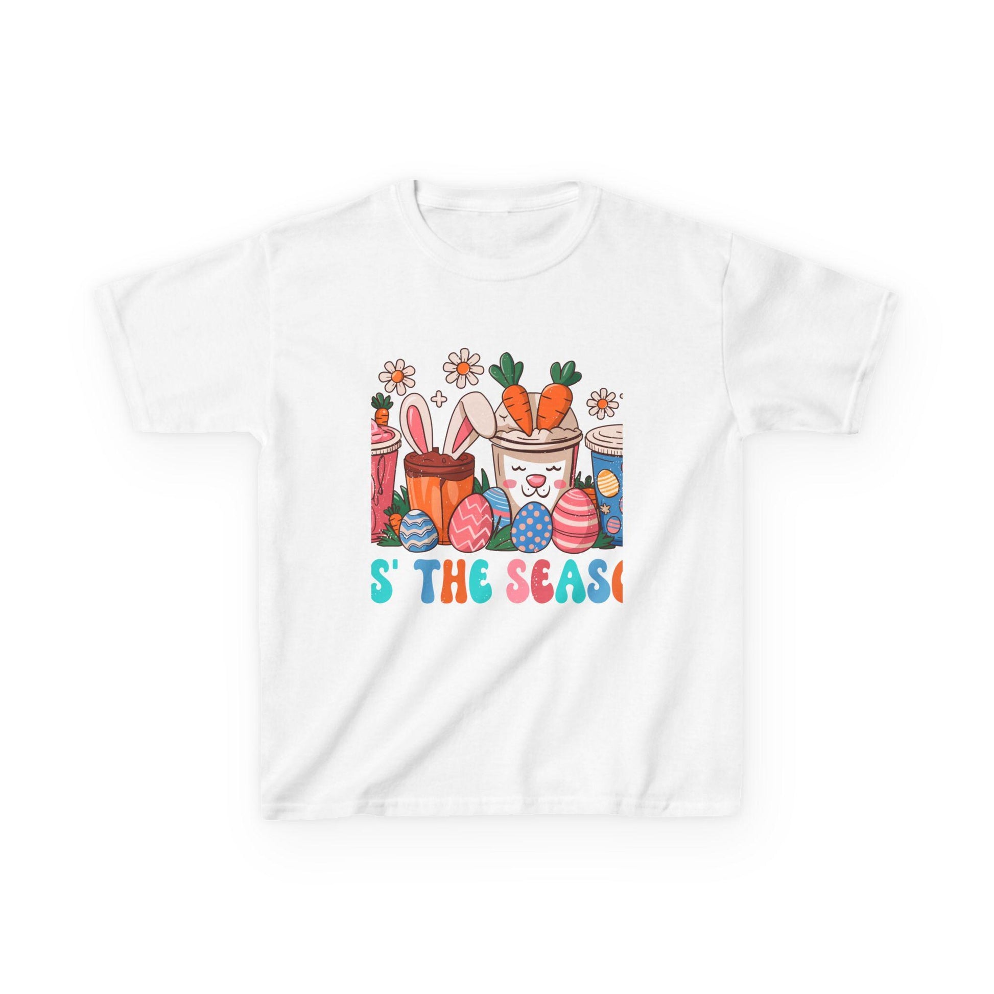 Easter Bunny Kids Cotton T-Shirt: Festive Spring Celebration Outfit for Egg Hunts and Parties - Toddcraft