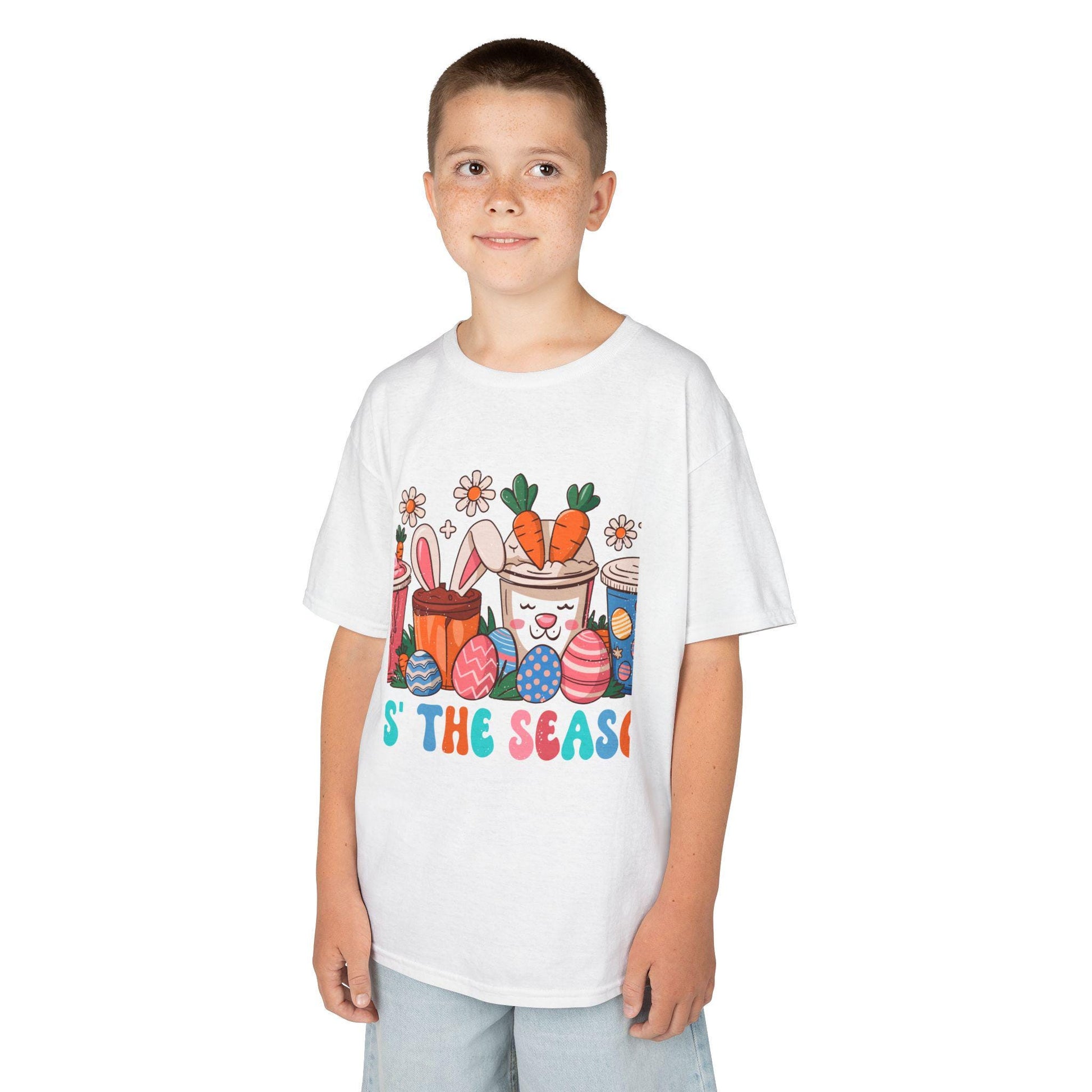 Easter Bunny Kids Cotton T-Shirt: Festive Spring Celebration Outfit for Egg Hunts and Parties - Toddcraft