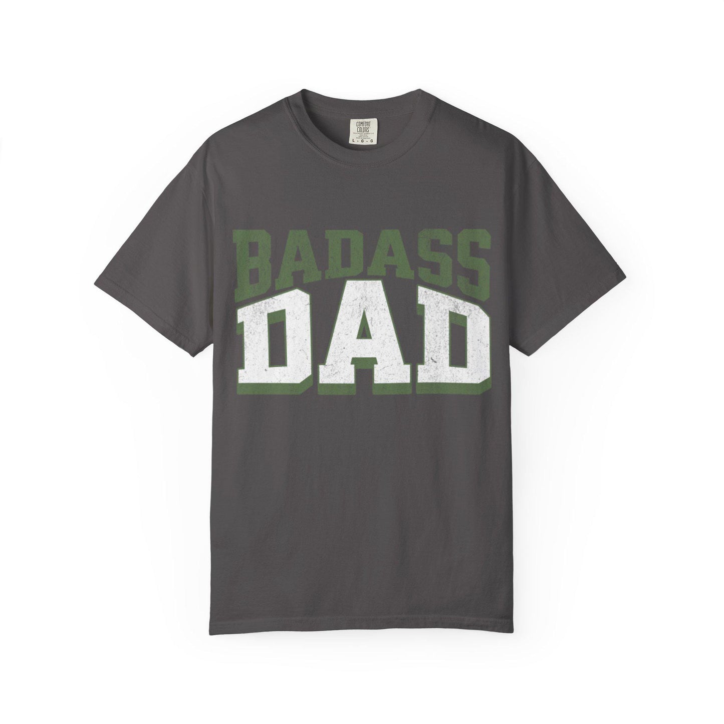 Bad Ass Dads T-Shirt, Funny Fathers Day Gift for Him, Dad Birthday Present, Unisex Garment-Dyed Tee - Toddcraft