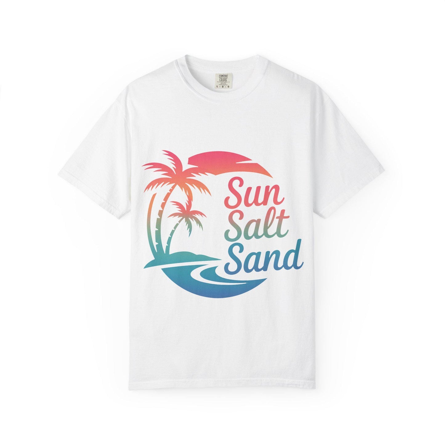 Sun Salt Unisex Garment-Dyed T-Shirt Beach Lover Gift Graphic Tee for Beach Bums & Tourists Summer Shirt - Toddcraft