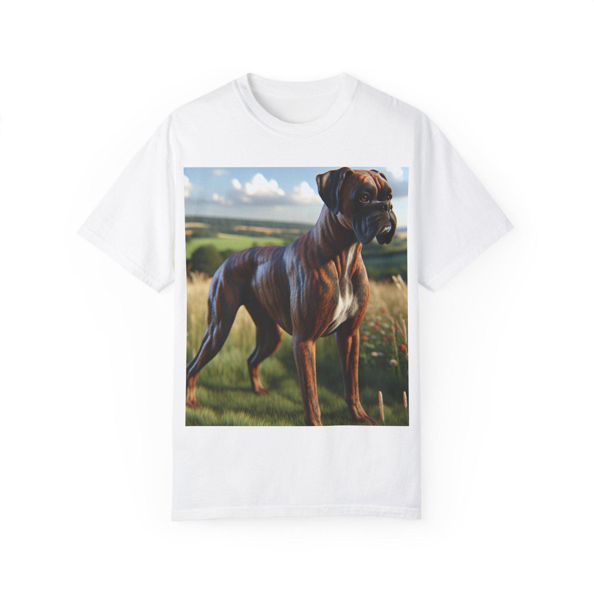 3D Realistic Dog Optical Illusion Garment-Dyed T-Shirt for Pet Lovers, Unisex Adult & Kids Sizes - Toddcraft