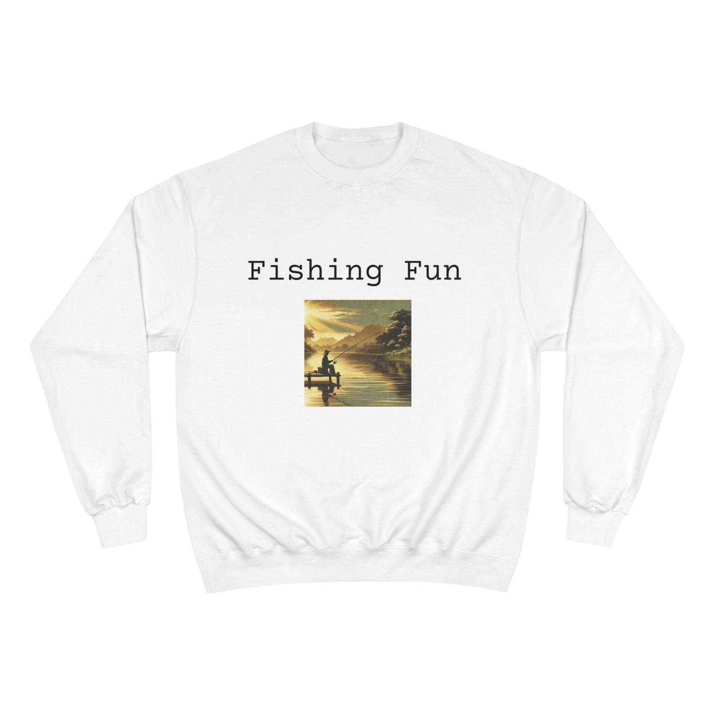 Personalized Champion Fishing Sweatshirt | Custom Angler Apparel with Fun Image | Unique Sportswear Gift - Toddcraft