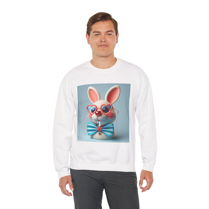 Cozy Bunny Mood Pullover Sweatshirt for Animal Lovers  Trendy Graphic Sweatshirt, Casual Cute Bunny Hoodie for Spring & Fall - Toddcraft