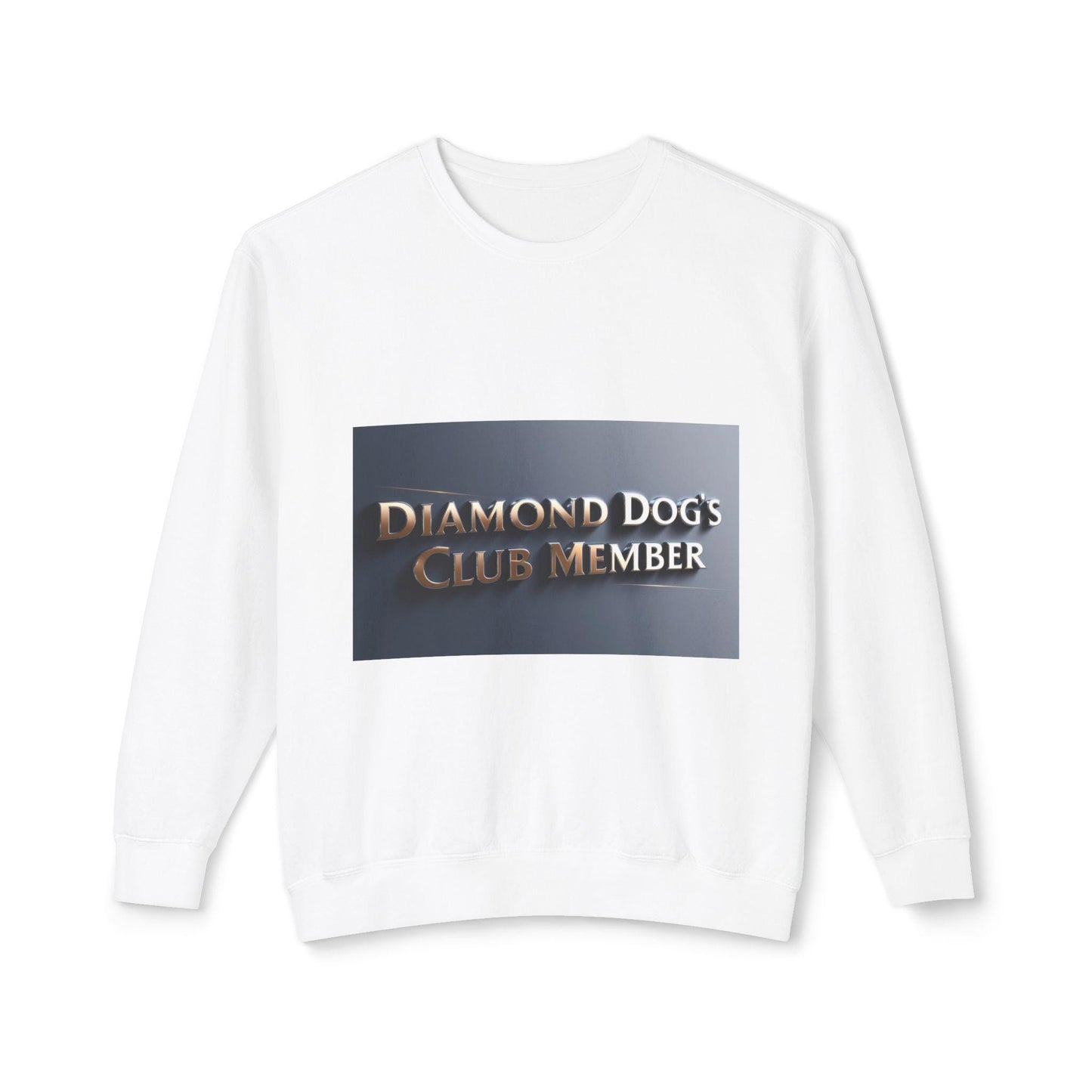 Diamond Dog Club Unisex Sweatshirt - Lightweight Pullover for Pet Lovers and Owners - Toddcraft