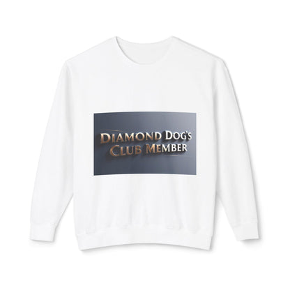 Diamond Dog Club Unisex Sweatshirt - Lightweight Pullover for Pet Lovers and Owners - Toddcraft
