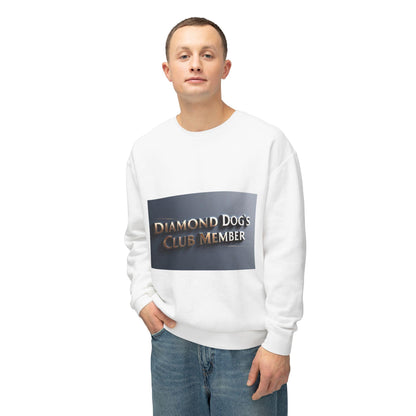 Diamond Dog Club Unisex Sweatshirt - Lightweight Pullover for Pet Lovers and Owners - Toddcraft