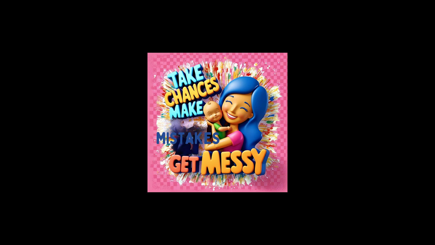 Get Messy Crewneck Sweatshirt Unisex Heavy Blend Soft Colorful Artistic Casual Pullover Top - Toddcraft