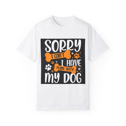 Hilarious Retro Dog Lover T-Shirt: Sorry, I've Got Plans with My Furry Friend - Toddcraft