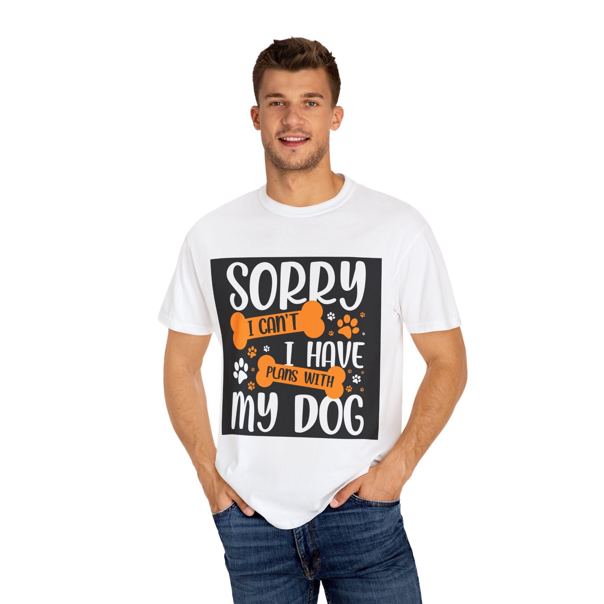Hilarious Retro Dog Lover T-Shirt: Sorry, I've Got Plans with My Furry Friend - Toddcraft