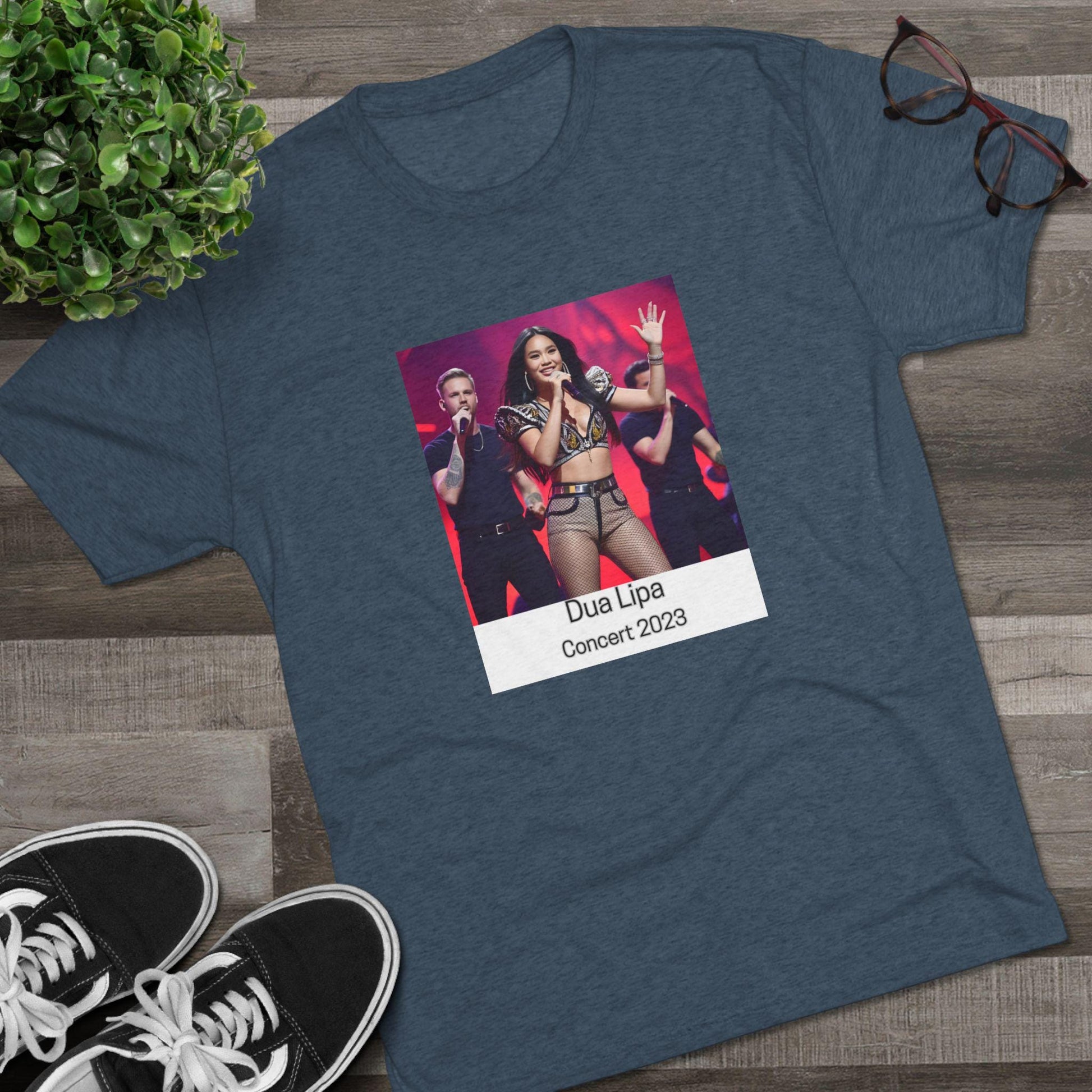 Dua Lipa Concert 2023 Unisex Tri-Blend Crew Tee - Soft Vintage Band Shirt for Music Fans - Toddcraft