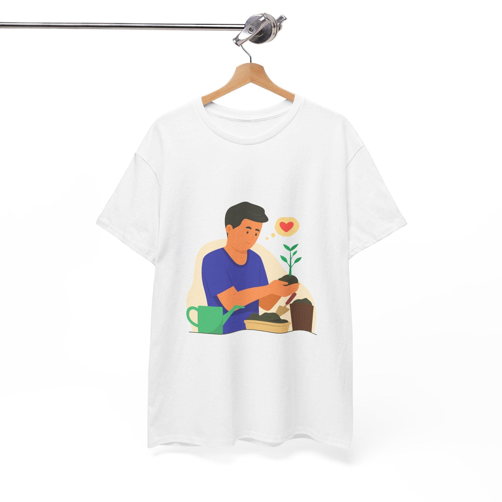 Unisex Heavy Cotton Plant Lover T-Shirt - Floral Gardening Gift for Nature Enthusiasts - Toddcraft
